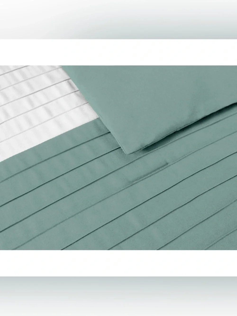Reversible Blue and Brown Striped Comforter Set
